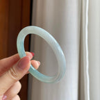 糯冰半山半水翡翠美人条手镯（54.2mm）（yc302144）