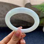 细糯种淡晴底圆条手镯（55.5mm）（yc281534）