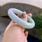 细糯种淡晴底贵妃手镯（53.4mm）（yc276209）