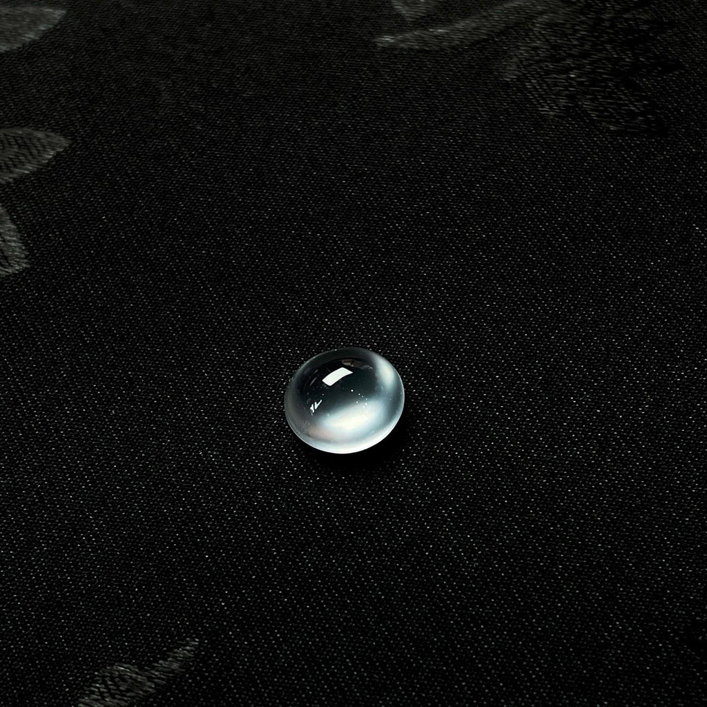 裸石冰玻种无色翡翠蛋面（yc251054）