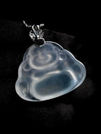 18k金扣冰种翡翠佛公（yc269682）