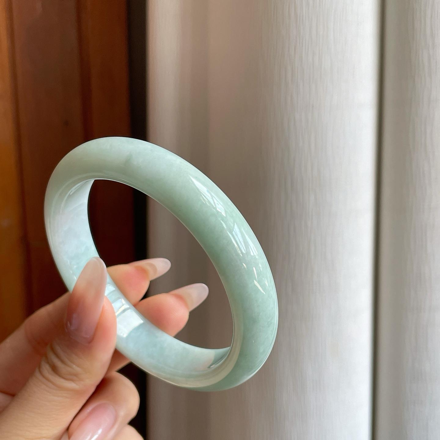 细糯冰晴底翡翠平安（58.7mm）（yc283259）