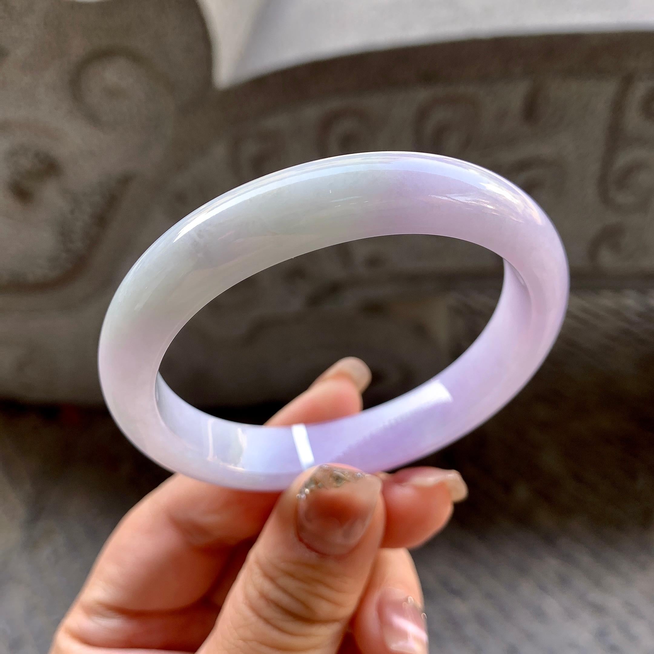 细糯种紫罗兰贵妃手镯（54.8mm）（yc296330）