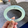 糯冰种晴底飘花圆条手镯（54.8mm）（yc223258）