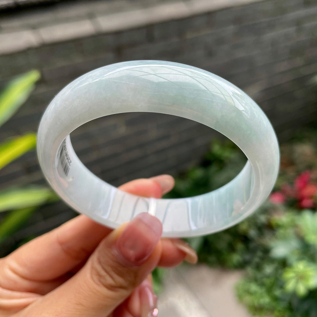 细糯种带底色宽版轮胎镯（57.7mm）（yc297951）