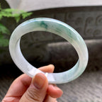 糯种飘花平安镯（61.5mm）（yc202355）