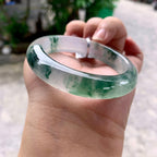 冰种飘花平安镯（56.3mm）（yc196528）
