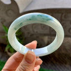 细糯种飘花平安镯（54.3mm）（yc308175）