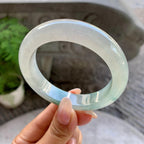 糯冰种飘花平安镯（57.1mm）（yc199554）