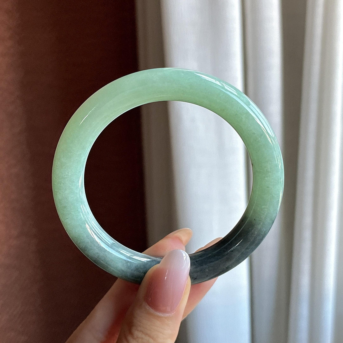 细糯冰乌鸡特色圆条手镯 55圈（yc734850）