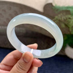 糯冰种淡晴底平安镯（59mm）（yc233896）