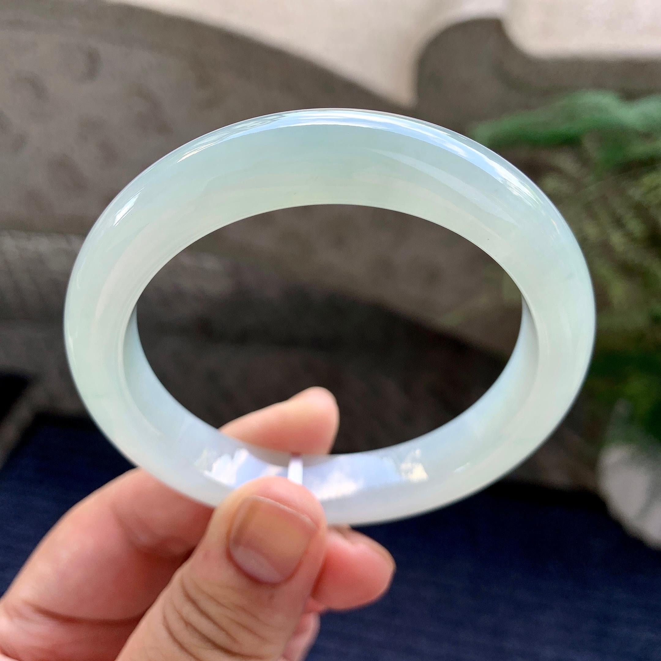 细糯种晴底平安镯（55.5mm）（yc226064）