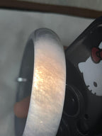 糯冰种飘花宽版轮胎手镯（57.2mm）（yc246619）