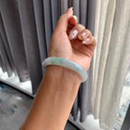 细糯种飘花贵妃手镯（56.4mm）（yc250447）