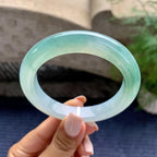 糯冰种晴底平安镯（56.3mm）（yc229247）