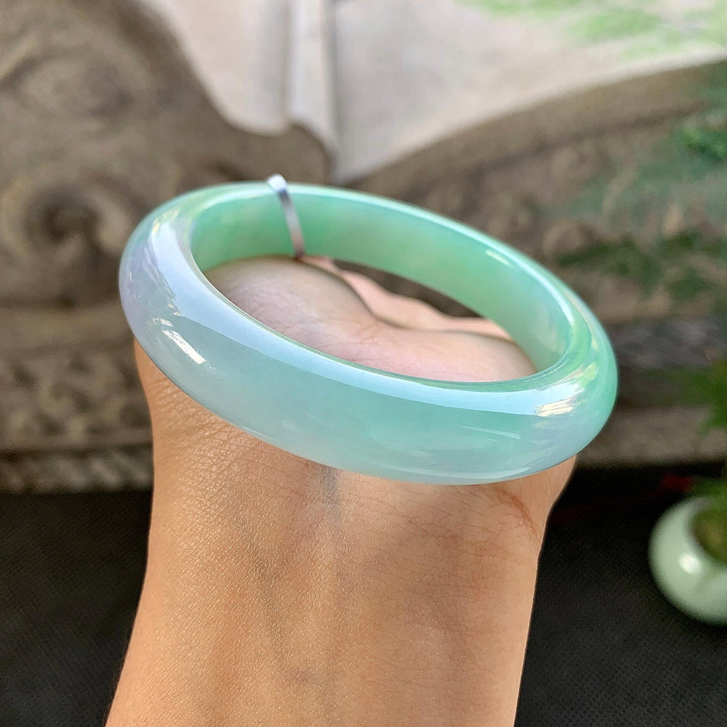 细糯种春彩平安镯（55mm）（yc264526）