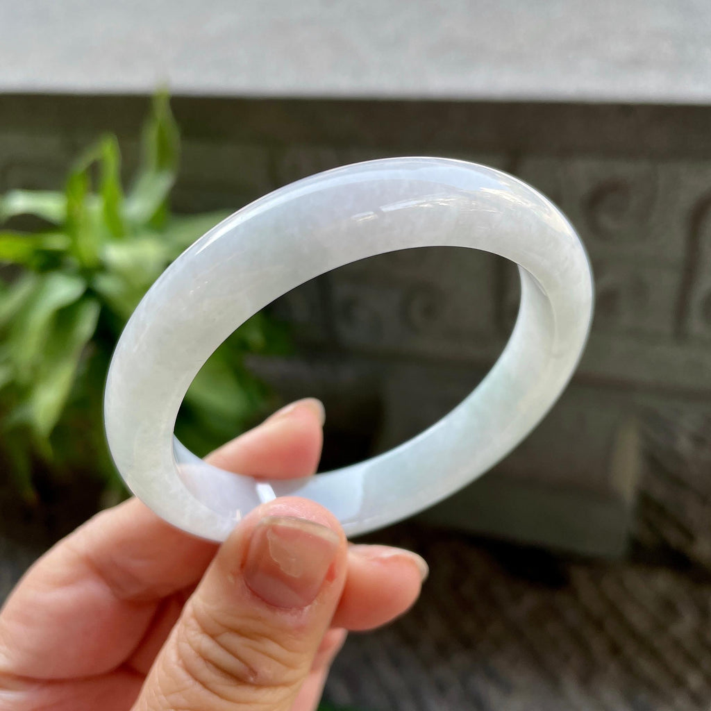 糯种无色平安镯（54mm）（yc310095）