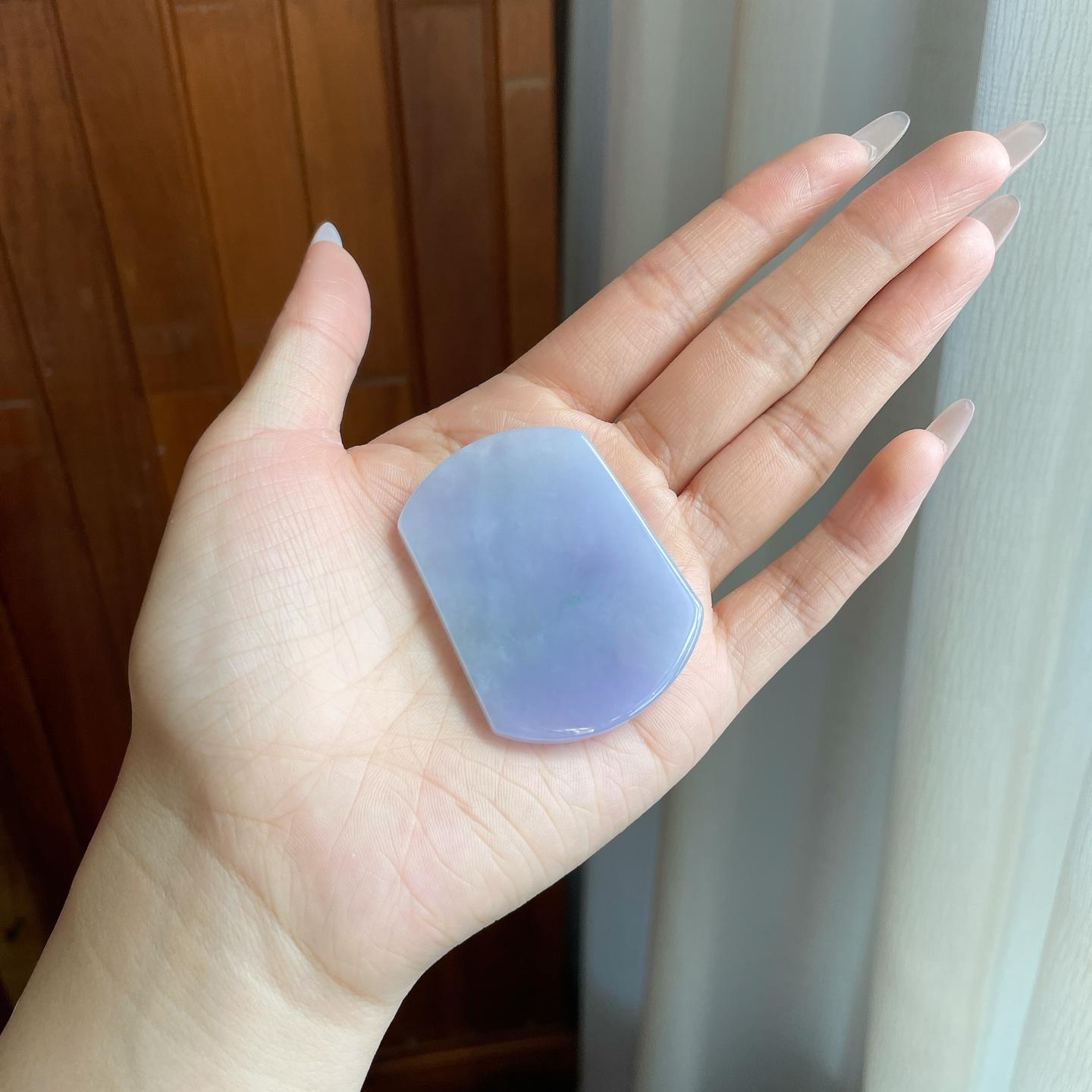 糯冰淡椿紫罗兰翡翠无事牌（yc269035）