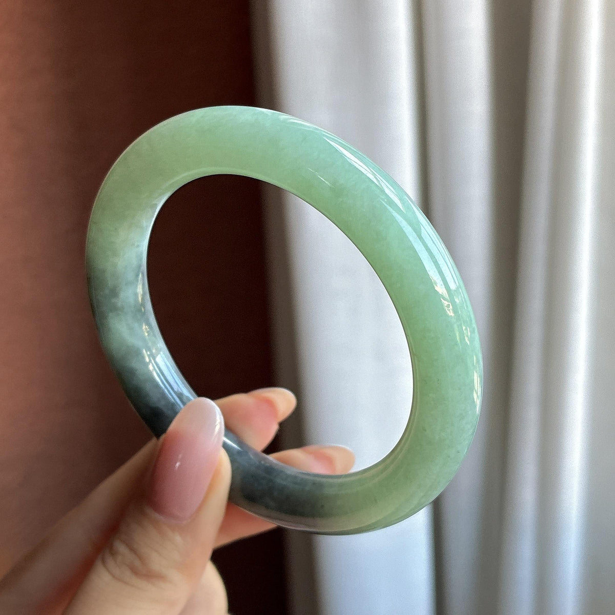 细糯冰乌鸡特色圆条手镯 55圈（yc734850）