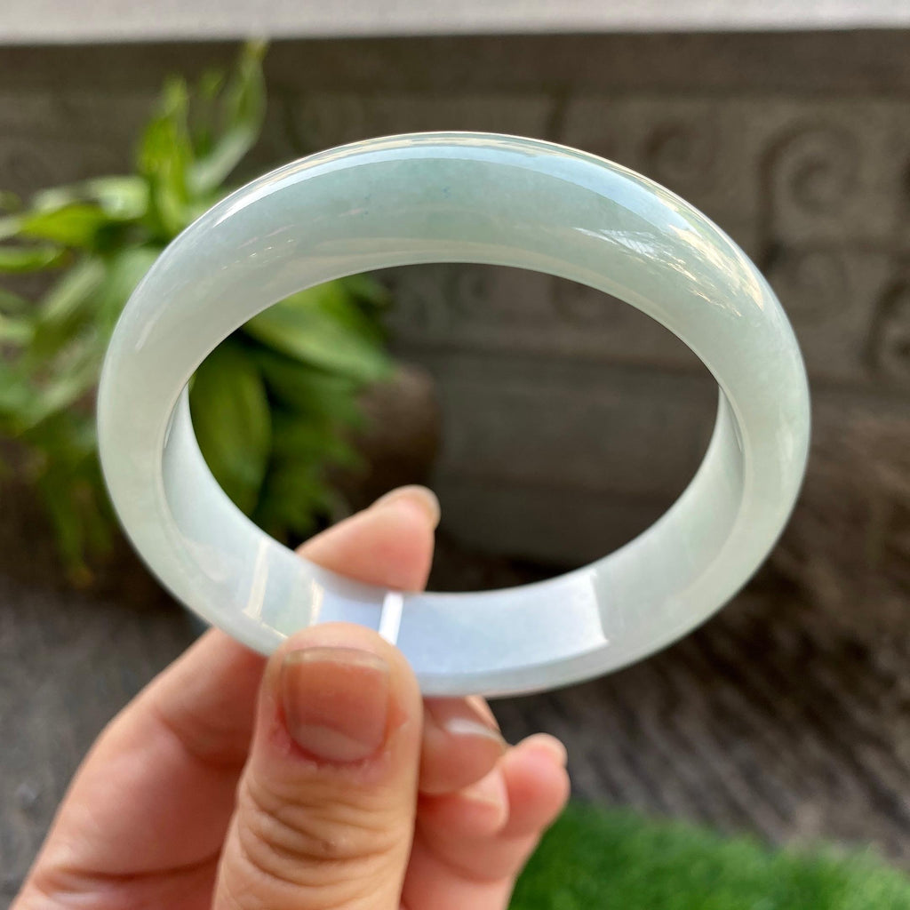细糯种淡晴底平安镯（56.8mm）（yc311873）
