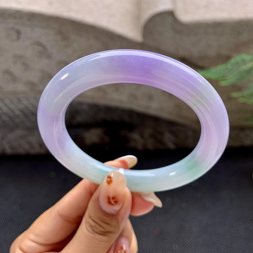 细糯种春彩圆条手镯（56.7mm）（yc257208）