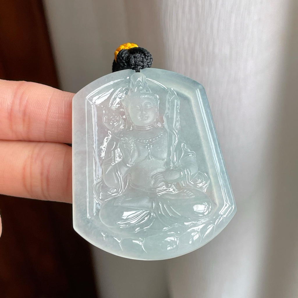 糯冰无色翡翠虚空藏（yc303061）