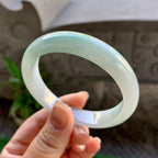 细糯种飘绿平安镯（56mm）（yc308180）
