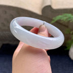 糯冰种无色宽版轮胎手镯（60.3mm）（yc194562）