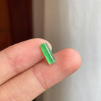 裸石冰种晴绿翡翠无事柱（yc249143）