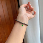 18k金镶翡翠葫芦手串（yc251052）