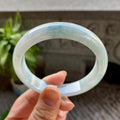细糯种飘花平安镯（56.5mm）（yc311012）