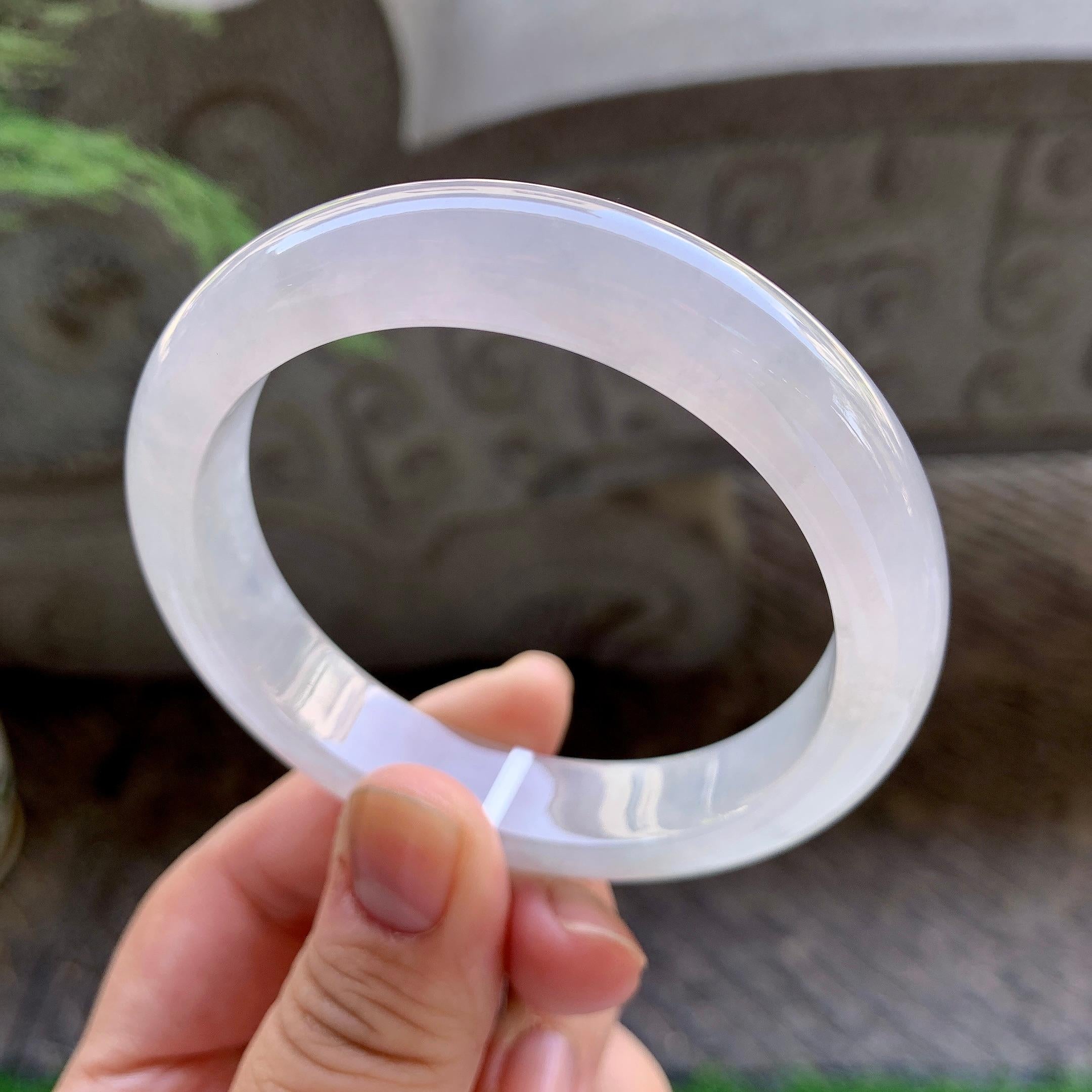 细糯种无色平安镯（57.2mm）（yc199590）