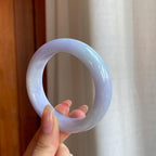 糯冰紫罗兰翡翠平安镯（57.2mm)（yc361758）