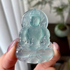 冰种蓝水晴水度母挂件（yc312576）