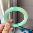 细糯种飘花圆条手镯（57.5mm）（yc262773）