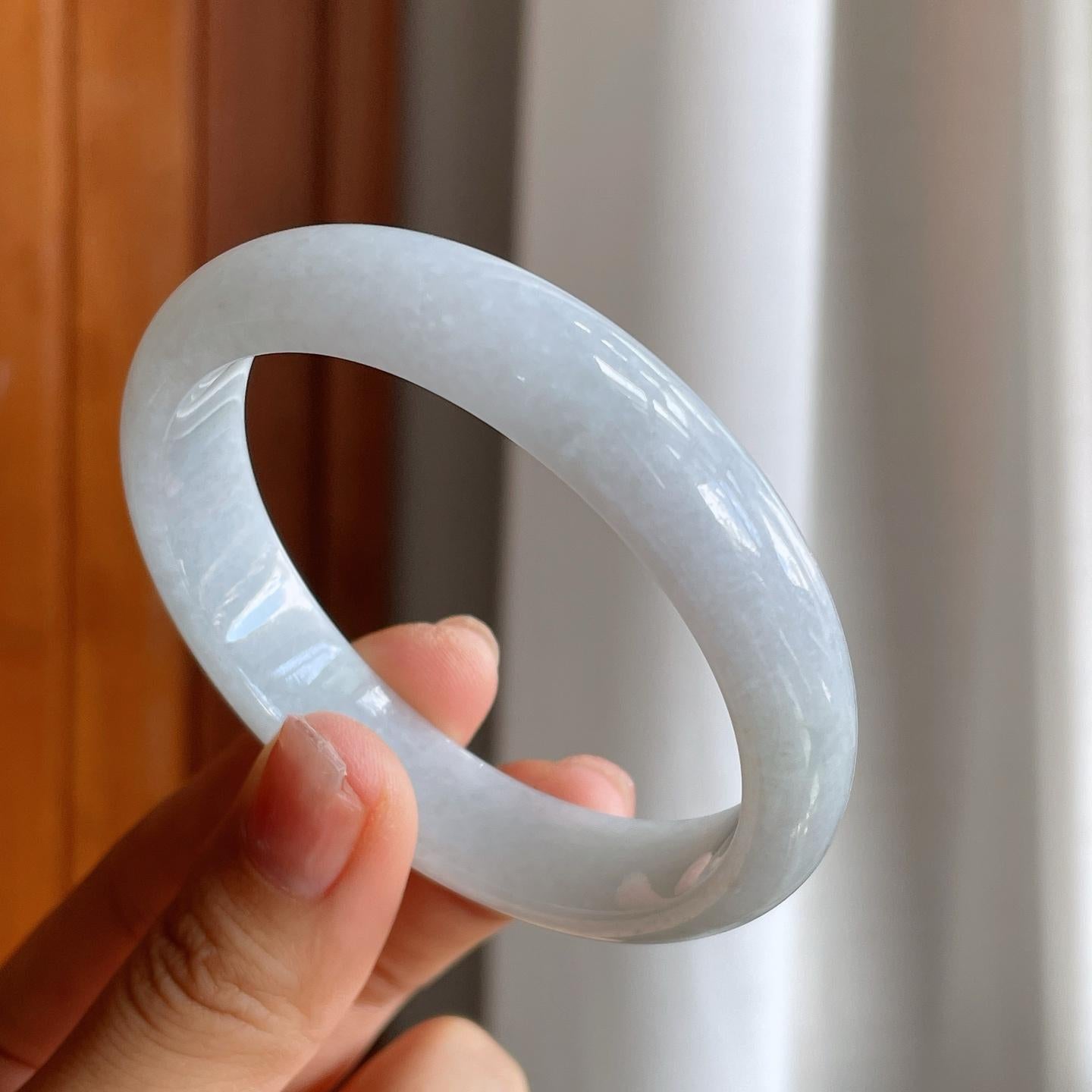 糯冰翡翠贵妃镯（57.5mm）（yc215243）