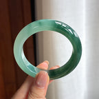 冰种半山半水正圈53天然缅甸A货翡翠（yc439692）