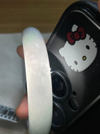 细糯种飘花平安镯（56mm）（yc246659）