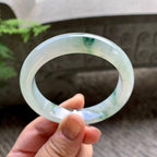 细糯种飘花平安镯（54mm）（yc202363）