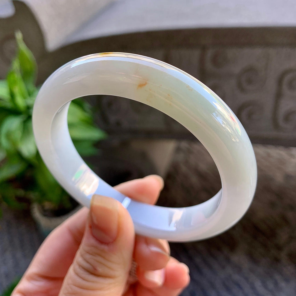 细糯种洒金平安镯（57.4mm）（yc308754）