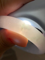 细糯种飘花平安镯（53.2mm）（yc199582）