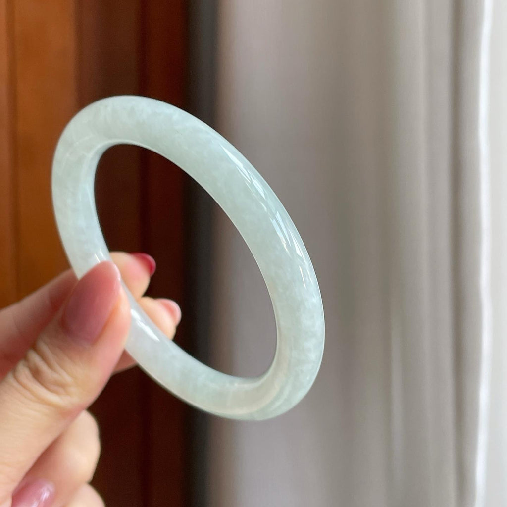 糯冰晴底翡翠美人条（53.3mm）（yc303077）