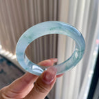 冰种飘花平安镯（56.8mm）（yc306460）
