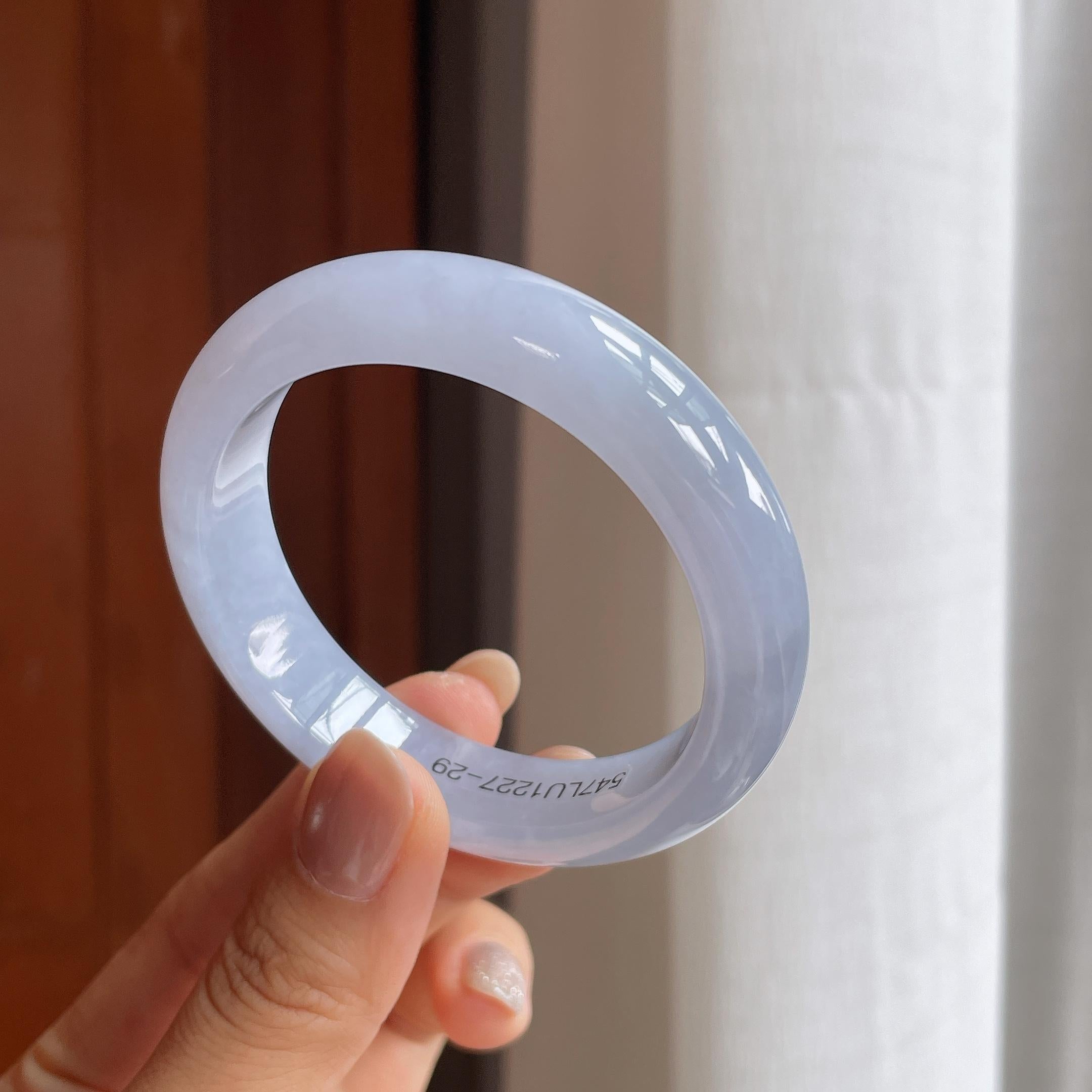 糯冰紫罗兰翡翠平安镯（52.5mm）（yc414548）