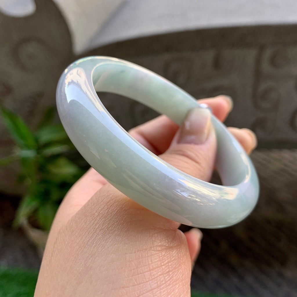 细糯种淡晴底平安镯（58mm）（yc308181）