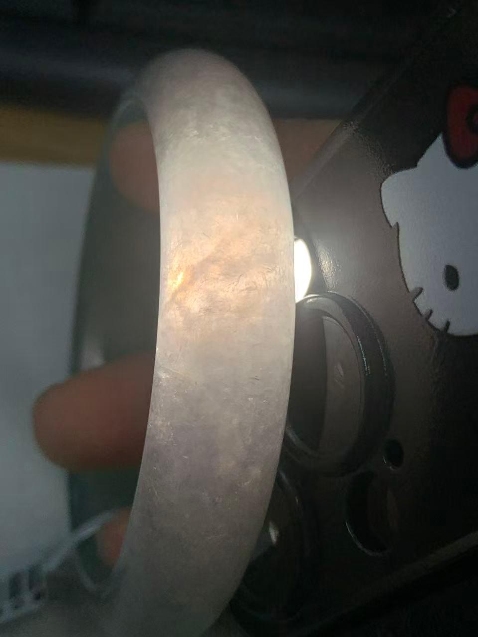 糯冰种晴底平安镯（59.3mm）（yc226063）