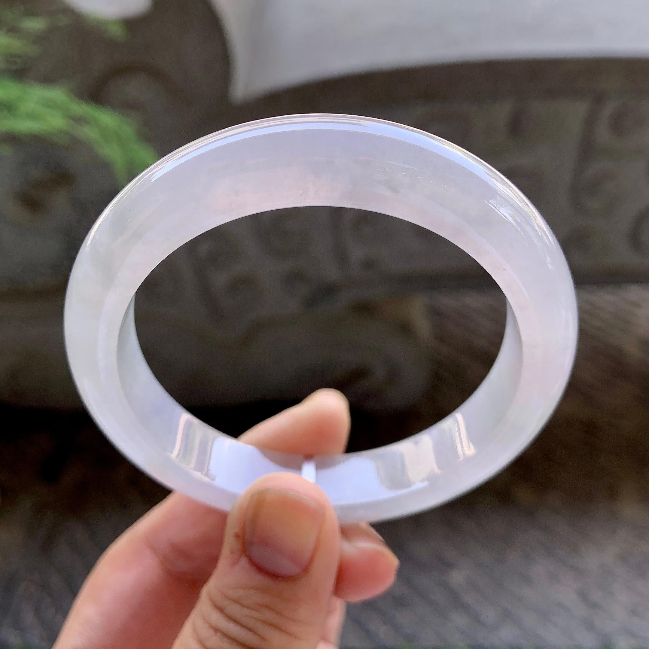 细糯种无色平安镯（57.2mm）（yc199588）