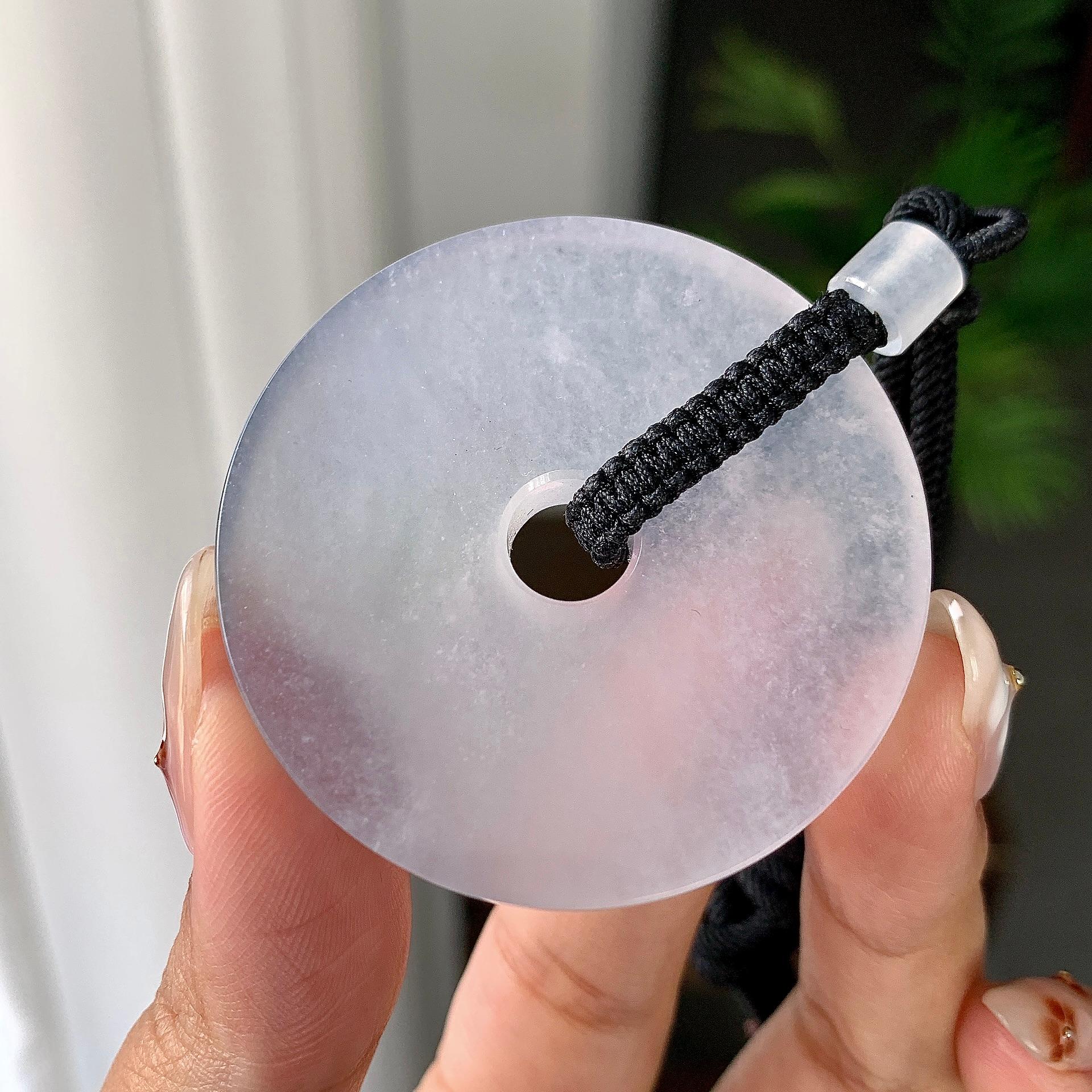 冰种无色平安扣挂件（yc246706）