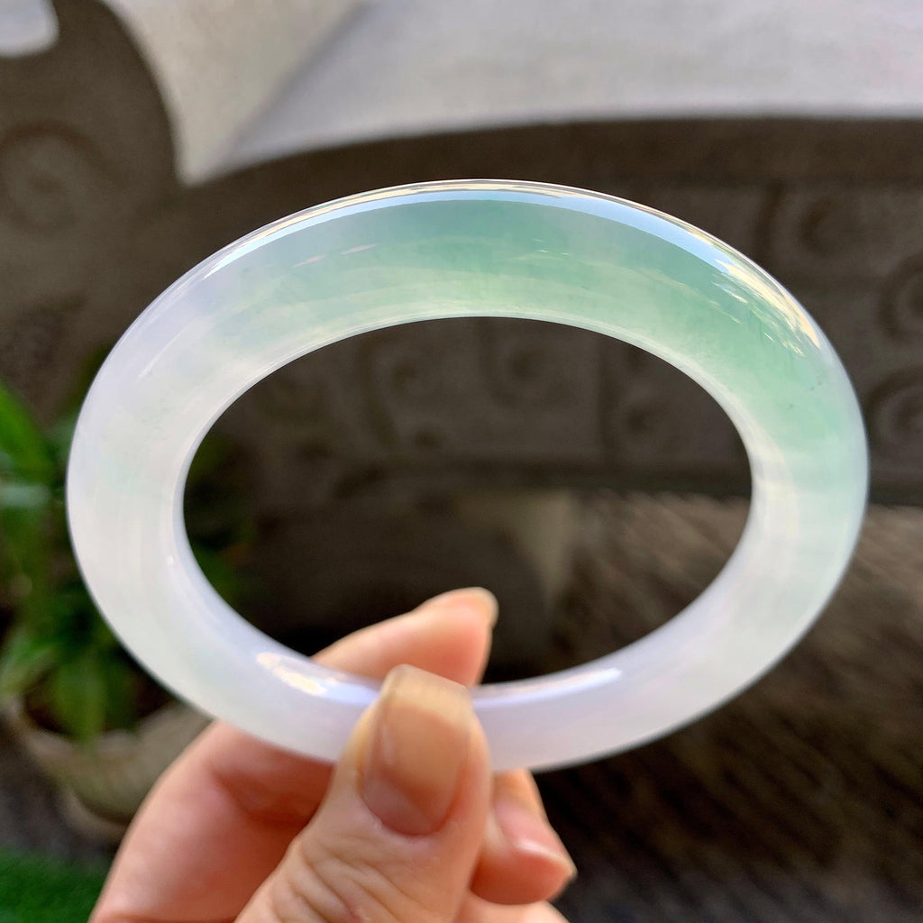 冰种晴水圆条手镯（59mm）（yc308174）