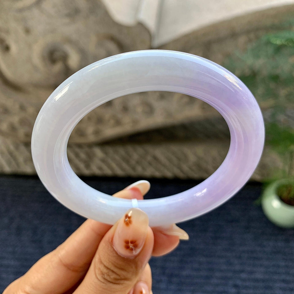 细糯种紫罗兰圆条手镯（57.3mm）（yc249454）